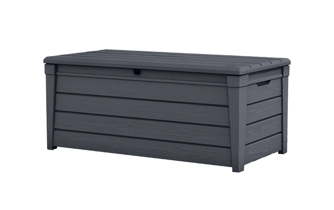 Brightwood Graphite 120 Gallon Storage Deck Box - Keter US