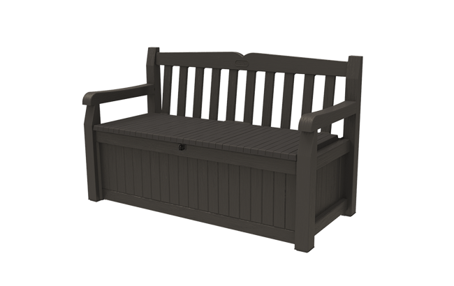 Keter eden 70 gallon storage bench deck sale