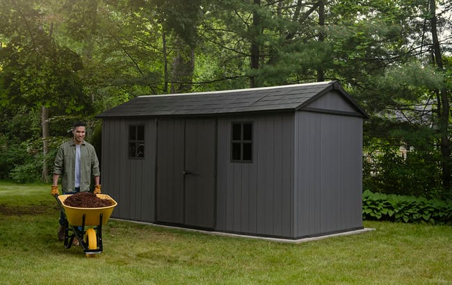 Large Sheds -  Newton Plus Shed 7.5 x 15ft - Keter US