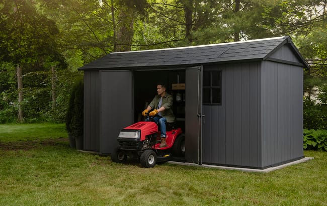 Large Sheds -  Newton Plus Shed 7.5 x 15ft - Keter US