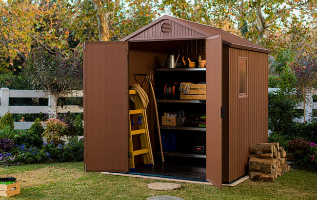 Darwin Shed 6x6ft - Brown