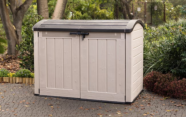 Keter bike storage b&q sale