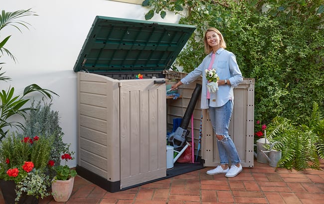 Store It Out Max 1200L Storage Box - Dark Green