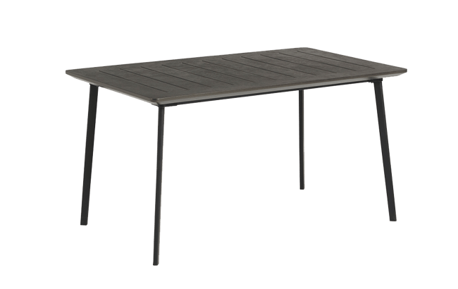 Metalea 6 Seater Dining Table - Bronze