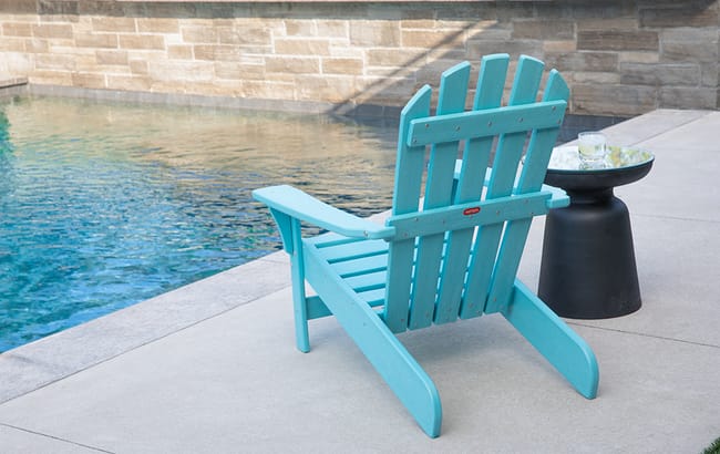 Premium Tahoe Teal Outdoor Adirondack Chair - Keter