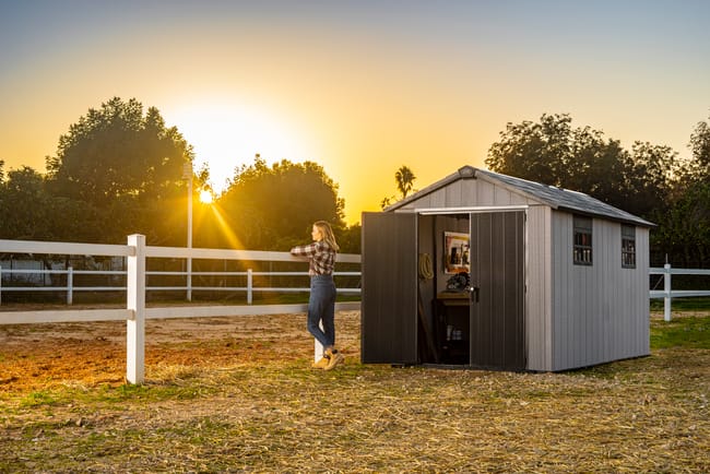 Oakland Shed 7.5x13ft - Grey