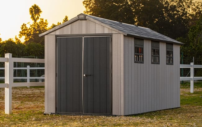 Oakland Shed 7.5x15ft - Grey