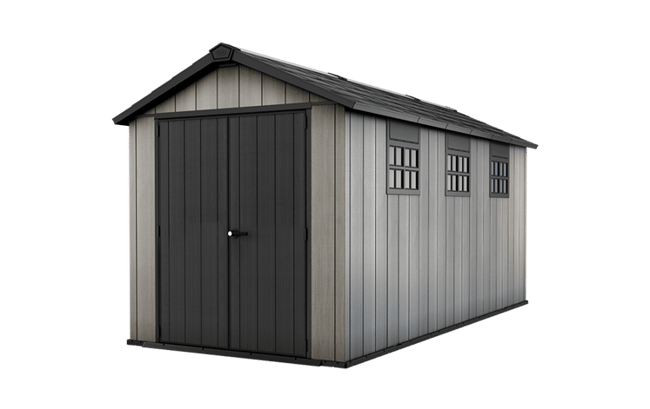 Oakland Shed 7.5x15ft - Grey