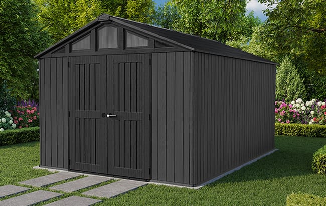 Stronghold 10x15 Shed - Grey