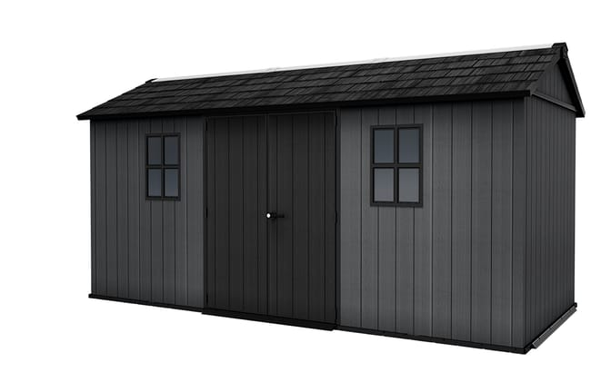 Newton Plus Shed 15x7.5ft - Grey