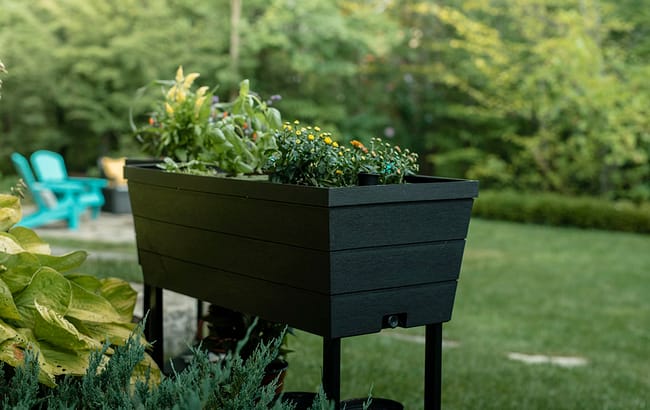 Urban Bloomer Elevated Garden Bed - Grey