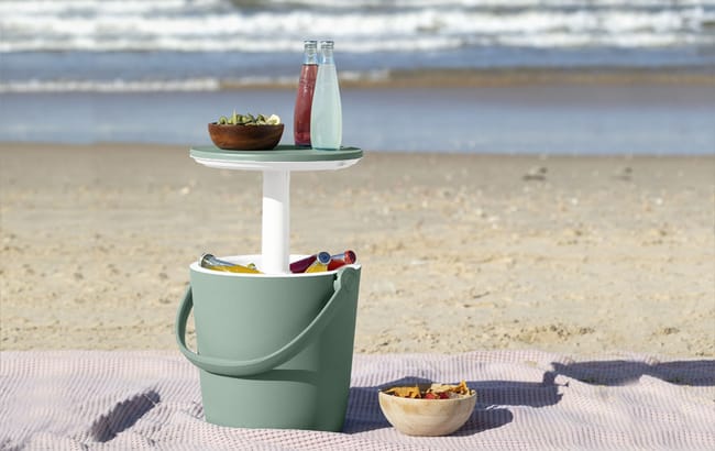 Green Portable Cooler Table - Keter US