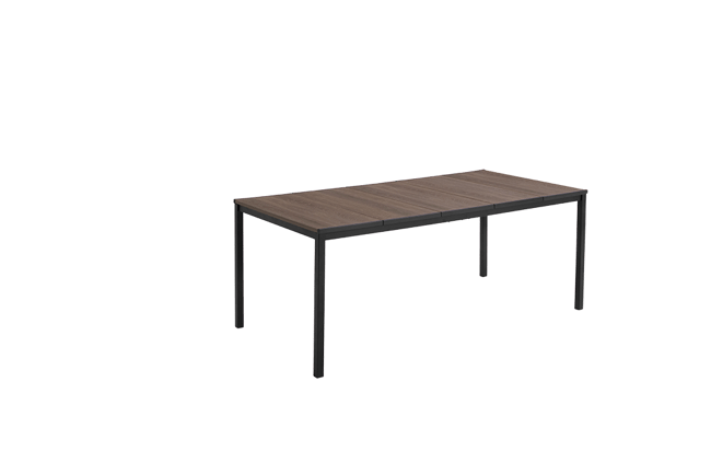 Table Porto 200cm 8 places - Marron Aspect Noyer