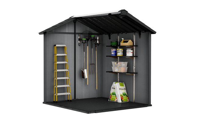 Signature Apex Shed 7.5x7ft - Ashwood Brown 