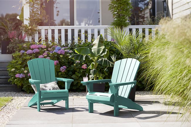 Fauteuil de jardin Adirondack Troy - Turquoise