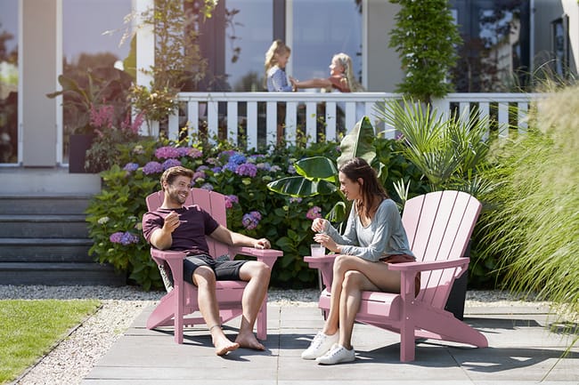 Sillón de exterior Troy Adirondack 80,5x96,5x93 cm - 