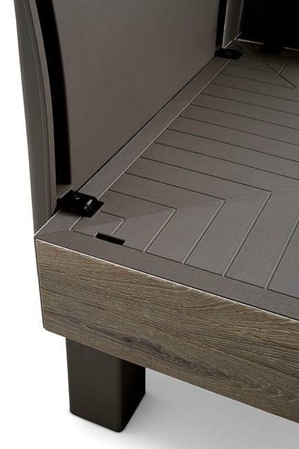 Conjunto de exterior de 5 plazas Elements - Marrón 