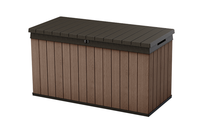 Darwin Brown 150 Gallon Storage Deck Box - Keter US