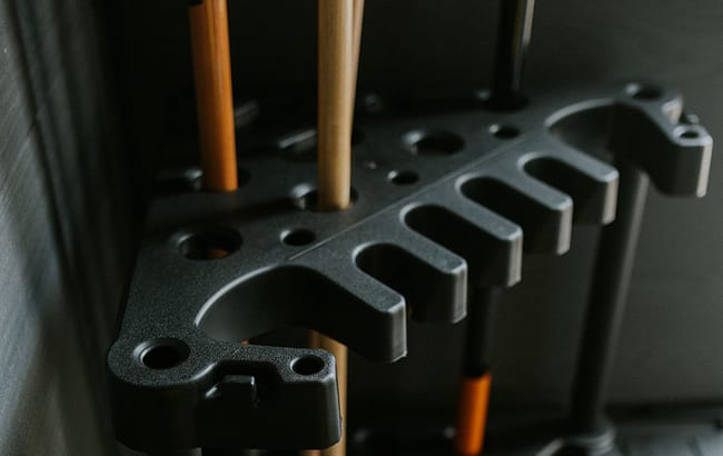 Black Corner Tool Rack for Sheds & Garage - Keter US