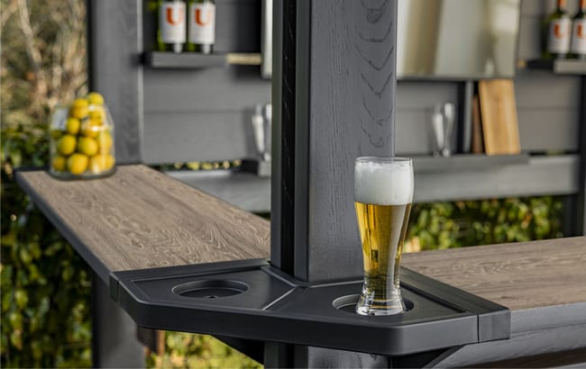 Bar Gazebo Signature - 230x200x238 cm - Marrón 