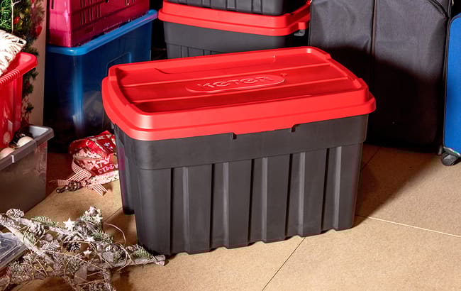 Tuff Box 140L Storage Boxes with Lid  Set of 3 - 