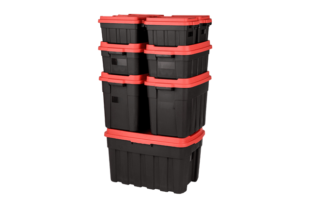 Tuff Box 11L Storage Boxes with Lid Set of 3 - 