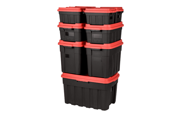 Tuff Box 37L Storage Boxes with Lid Set of 3  - 