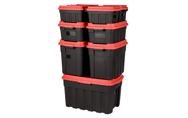 Tuff Box  68L Storage Boxes with Lid  Set of 3 - 