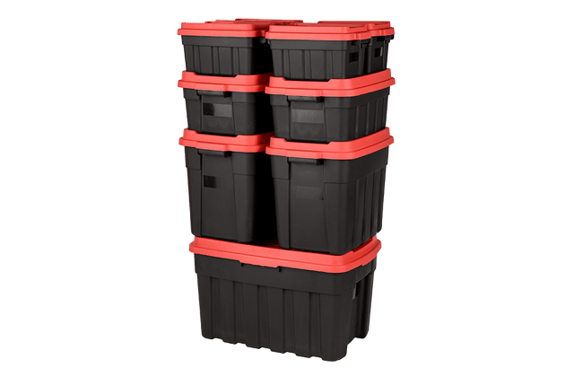 Tuff Box 140L Storage Boxes with Lid  Set of 3 - 