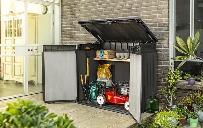 Elite-Store Opbergbox - 141x82x123.5cm - Zwart