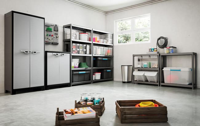 Armario alto de exterior Titan - 182x44x80 cm.