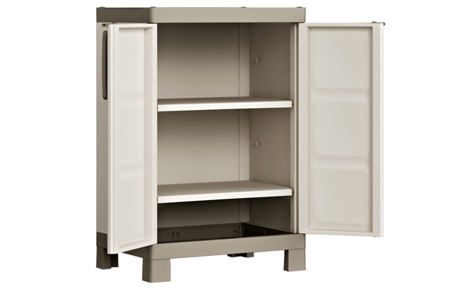 Armoire basse Excellence - 65x45xH97 cm - Beige