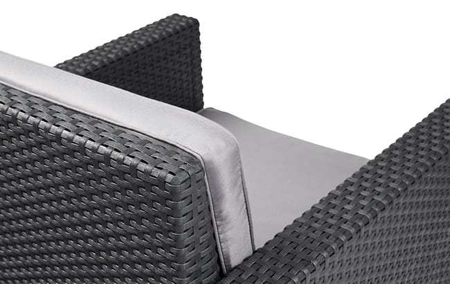 Monaco 4 Seater Lounge Set - Grey