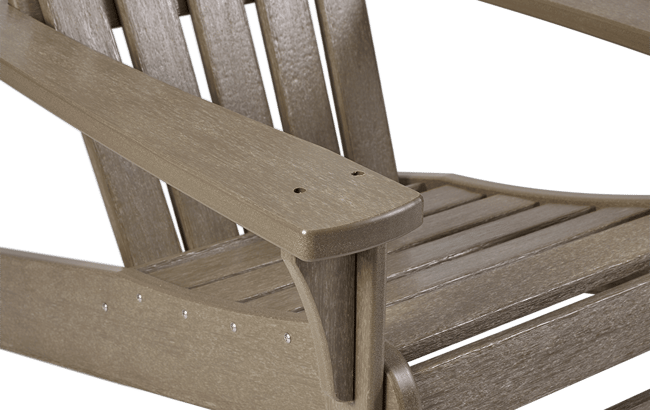 Premium Ozark Adirondack Tuinstoel - Bruin