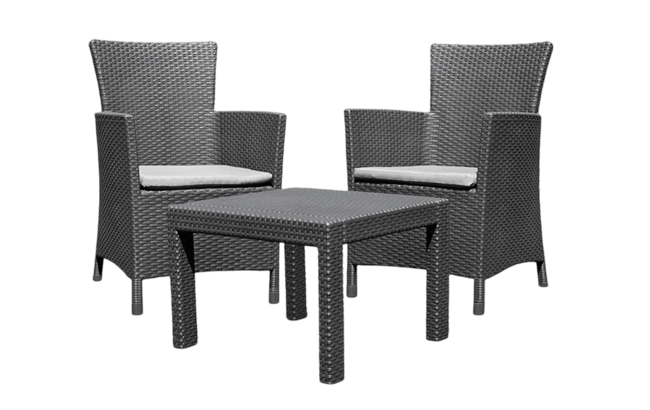 Ensemble de balcon Rosario 2 places - Anthracite