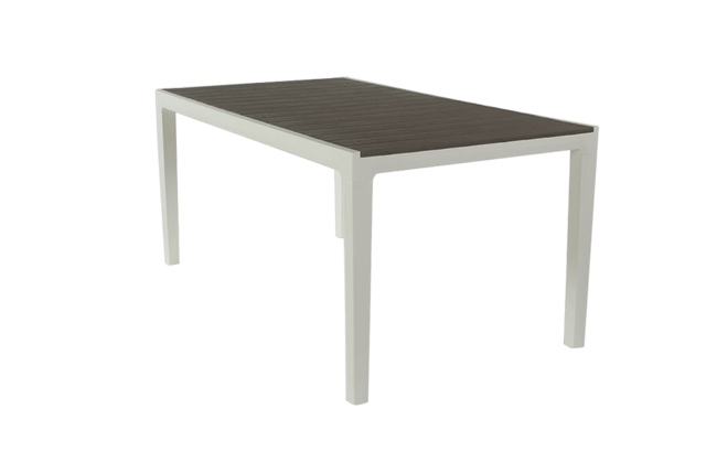 Mesa comedor de exterior Harmony 160x90x74 cm - Capuchino