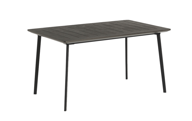 Mesa comedor de exterior Metalea - 146X87X75 cm - Bronce