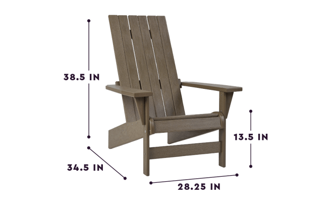 Premium Montauk Adirondack Tuinstoel - Bruin