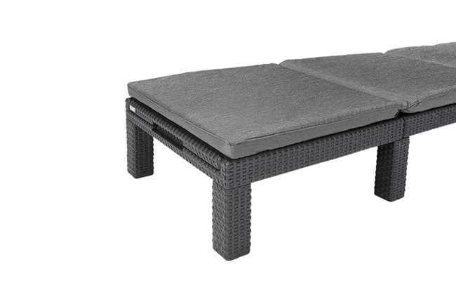 Daytona Deluxe Sun Lounger - Grey