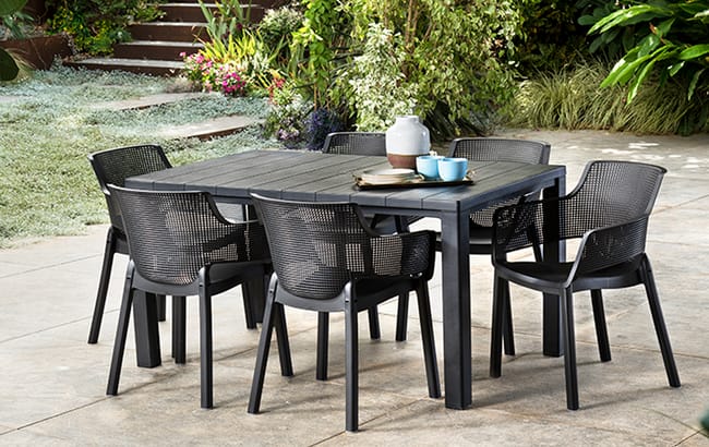 Table double Julie - Anthracite