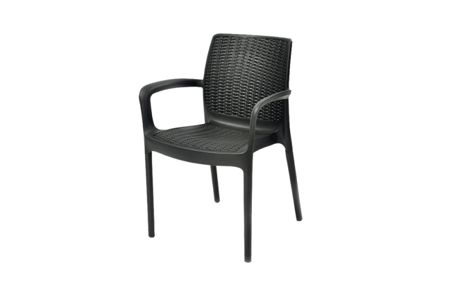 Bali Dining Chair Set of 6 - Grey