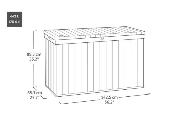 Signature Opbergbox - 670L - Venetian Bruin