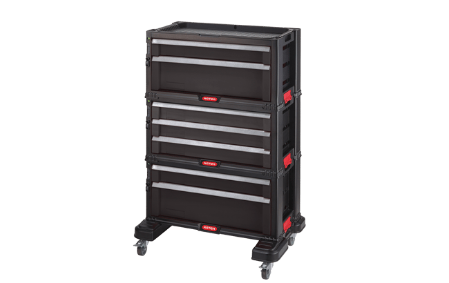 7 Drawer Rolling Tool Chest system - Black