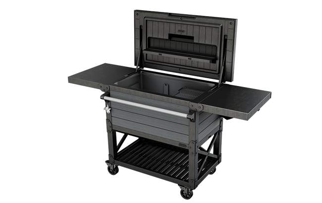 Buy Graphite Patio Cooler and Beverage Cart - Keter Canada