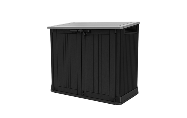 Cobertizo de exterior SIO Nova - 132x71,5x113,5 cm y 880L - Gris oscuro