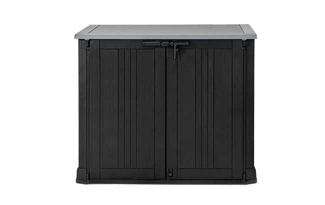 Cobertizo de exterior SIO Nova - 132x71,5x113,5 cm y 880L - Gris oscuro