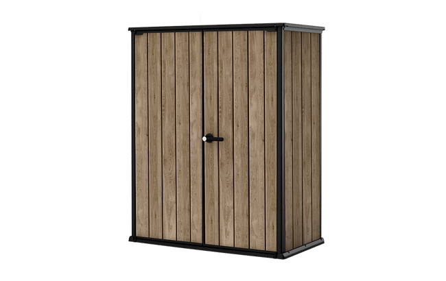 Signature High Store Storage Cabinet - Ashwood Brown 