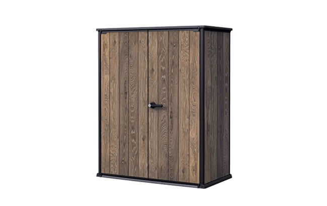 Signature Gartenschrank - 140x73.6x170.4 cm - Walnuss