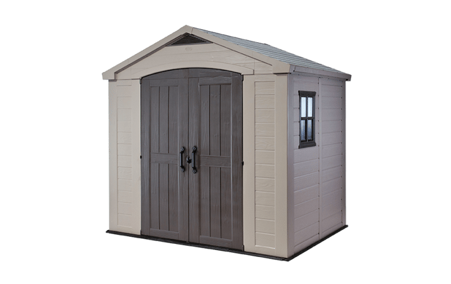 Abri de jardin Factor 86 - 4,4m2 - Taupe