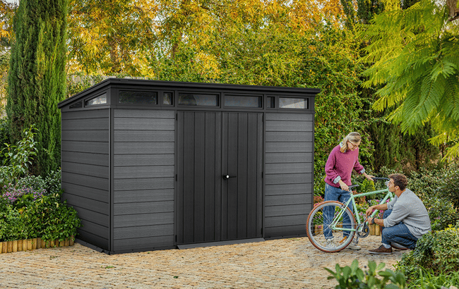 Cortina Shed 11x7ft - Grey